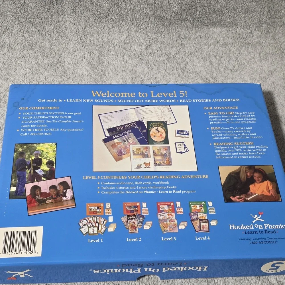 Hooked On Phonics Level 5 Learn to Read Set Home School Complete